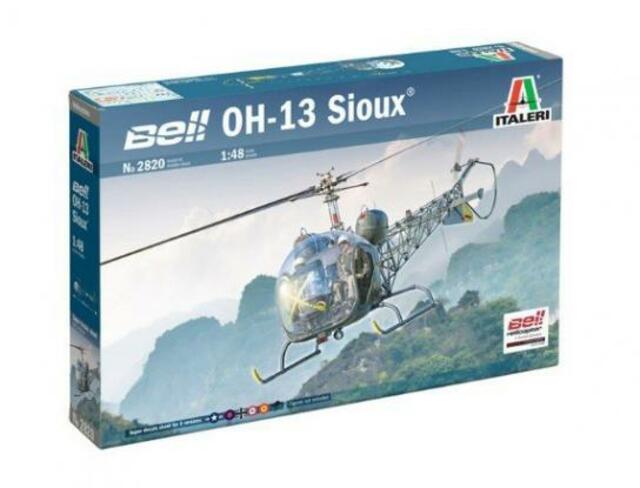 Bell OH-13 Sioux Helicopter Kitset 1/48 Italeri