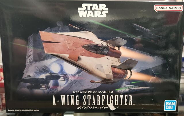 Star Wars A-Wing Starfighter Kitset 1/72 Bandai