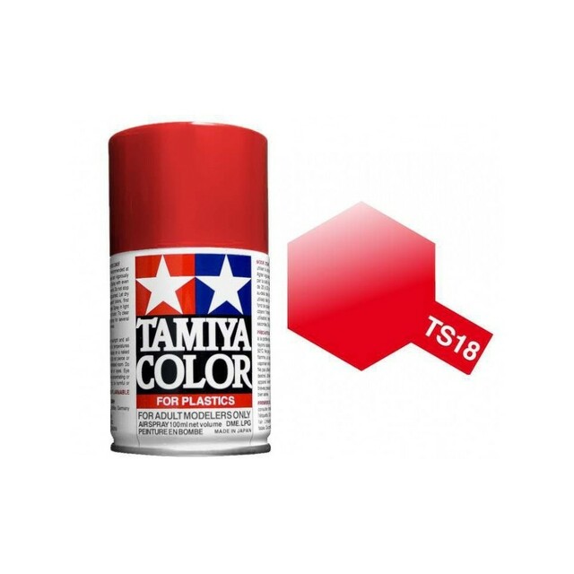 Tamiya TS-18 Colourspray Metallic Red