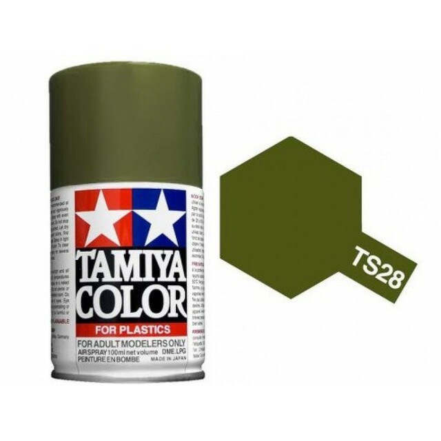 Tamiya TS-28 Colourspray Olive Drab 2
