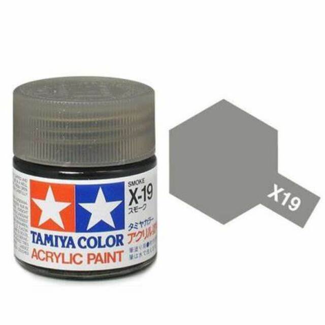Tamiya Paint Acrylic Smoke - X19