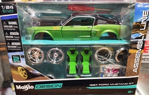 Maisto Design 1/24 Assembly Line Kitset 1967 Ford Mustang GT