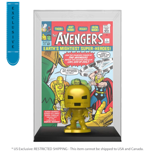 Funko Pop Vinyl 28 Covers - Marvel - Avengers #1 US Exclusive Comic Cover
