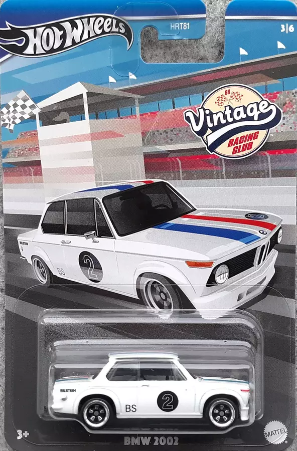 HotWheels Vintage Racing Club BMW 2002 1/64