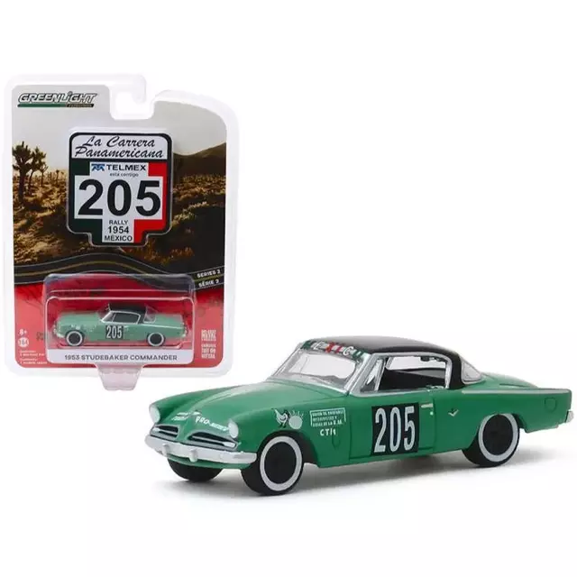 Greenlight La Carrera Panamericana 1954 Mexico 205 1953 Studebaker Commander 1/64
