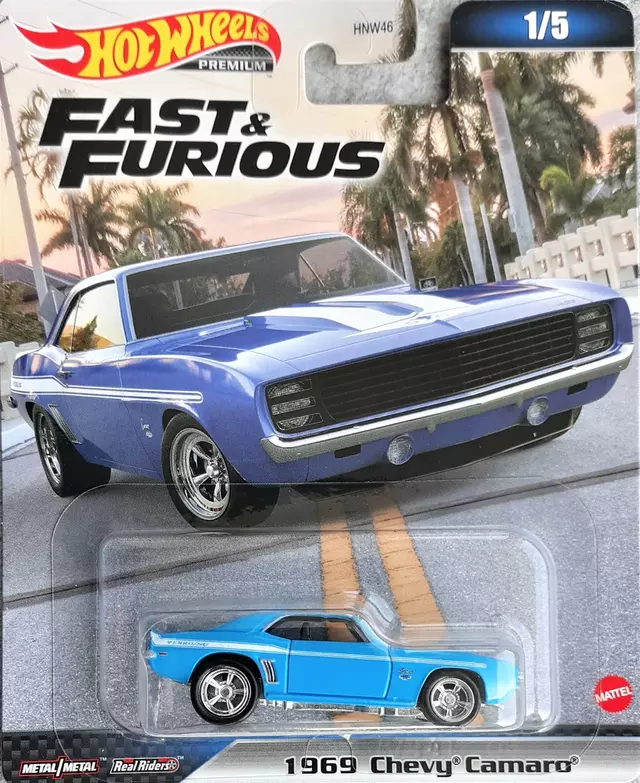 Hot Wheels 2023 Mix 2 Fast & Furious 1969 Chevy Camaro