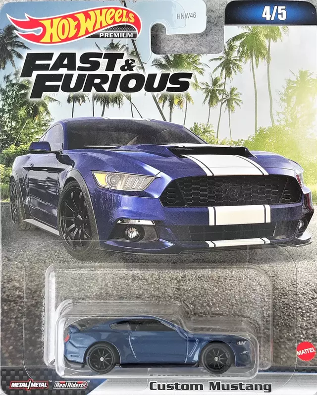 Hotwheels Premium 2023 Mix 3 Fast & Furious Custom Mustang