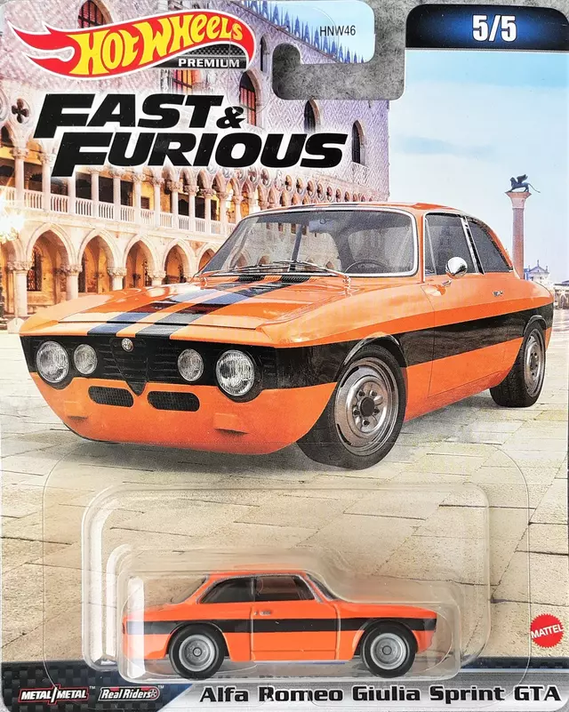 Hotwheels Premium 2023 Mix 3 Fast & Furious Alfa Romeo Giulia Sprint GTA