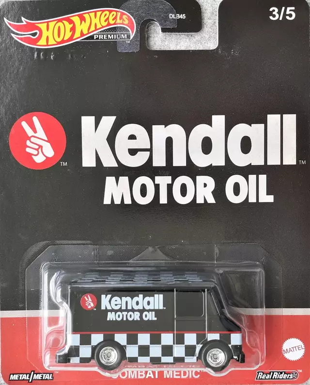Hotwheels 2023 Pop Culture Vintage Oil Kendall Combat Medic