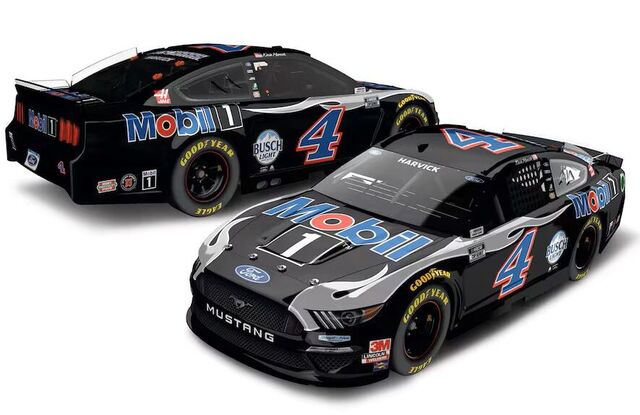 2021 Ford Mustang Kevin Harvick Stewart Haas Racing #4 Mobil 1 Standard Finish -  Nascar 1/24