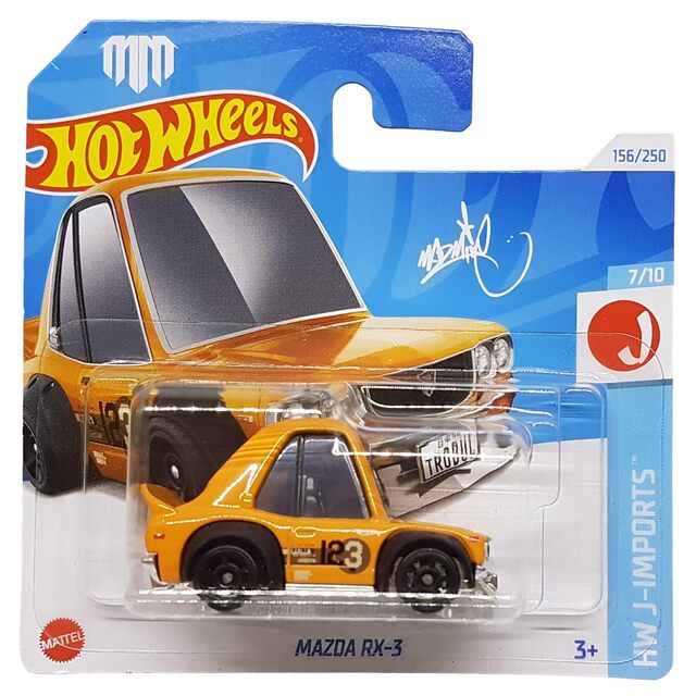 Hot Wheels J-Imports Mad Mike Orange Mazda RX-3