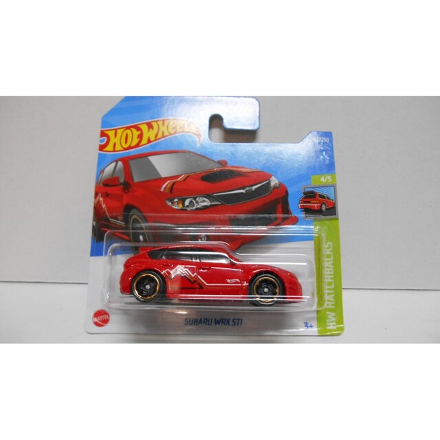 Hotwheels Subaru WRX STI Red (SC) HW hatchbacks