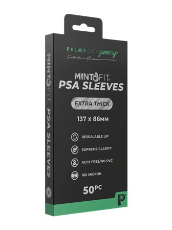 Palms Off Collector's Series MintFit PSA Graded Card Sleeves - Extra Thick 50pc