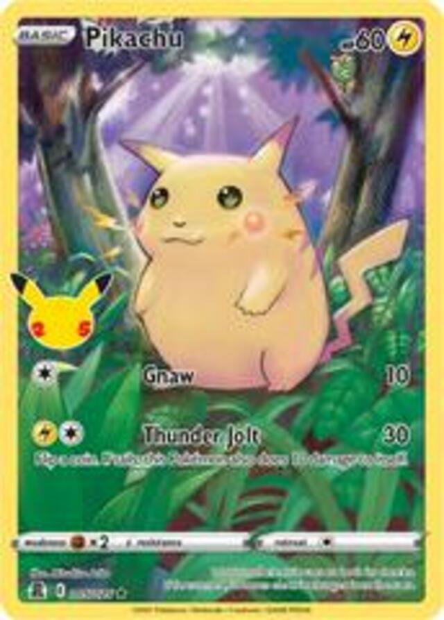 Pokémon TCG: Pikachu 5/25 Celebrations