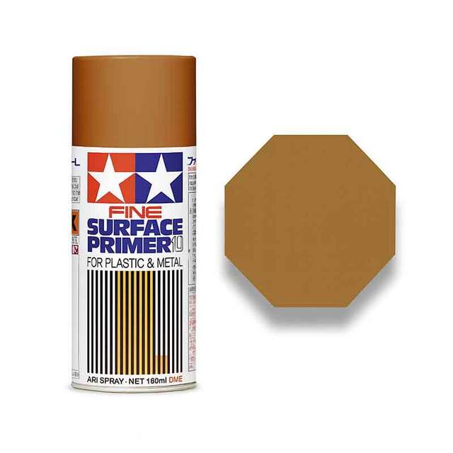 Tamiya Fine Surface Primer L For Plastic & Metal (Oxide Red) - 180ml Spray Can