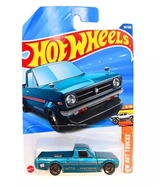Hotwheels Hot Trucks 1975 Datsun Sunny Truck (B120) Long Card