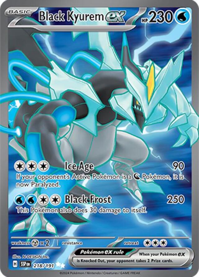 Pokémon TCG: Black Kyurem EX 218/191