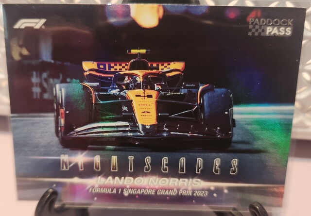 2024 Topps Paddock Pass F1 Lando Norris - Nightscapes NS-7