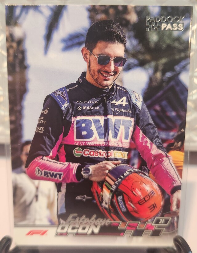 2024 Topps Paddock Pass F1 Esteban Ocon #9