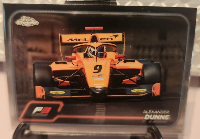 2024 Topps Chrome F1 Qualifying Lap Alexander Dunne #123 - F3
