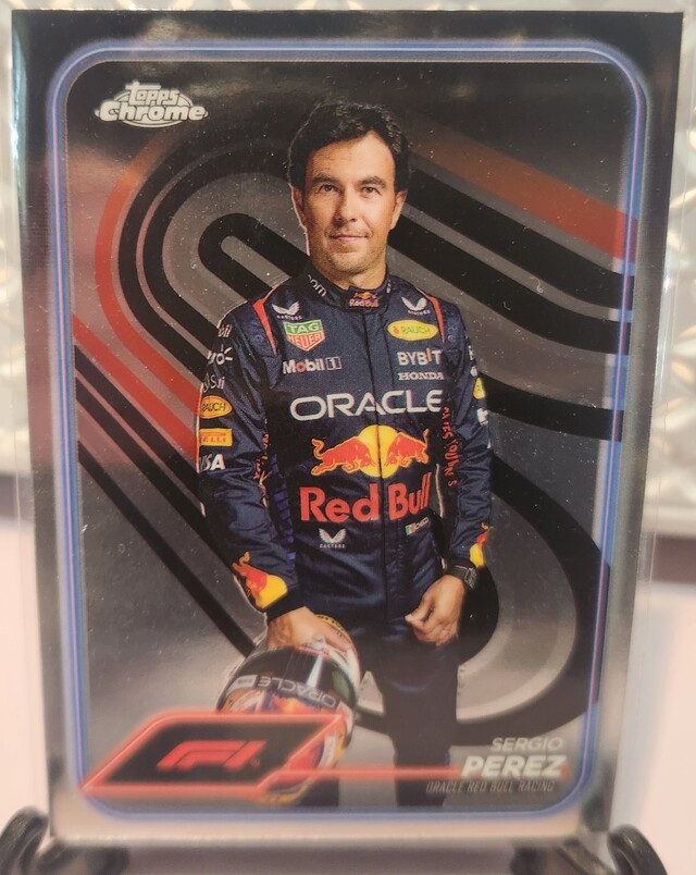 2024 Topps Chrome F1 Qualifying Lap Sergio Perez #2