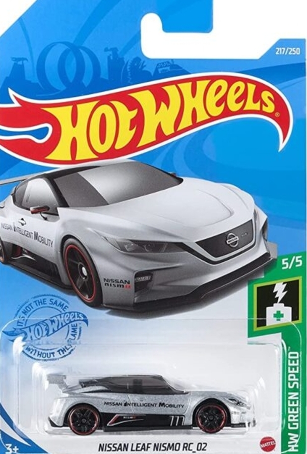 Hotwheels Nissan Leaf Nismo RC_02 Silver LC