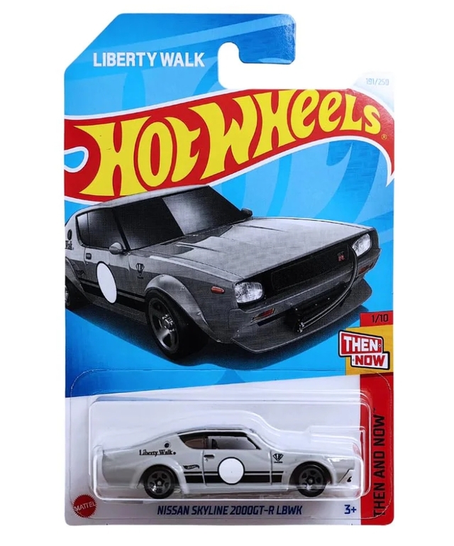 Hot Wheels Then and Now Nissan Skyline 2000GT-R LBWK LC