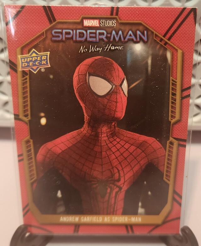 2023 Upper Deck Spider-Man No Way Home Ensemble Red Foil E-2 Andrew Garfield