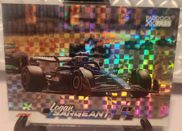 52024 Topps Paddock Pass F1 Logan Sargeant  #50 - X-Fractor