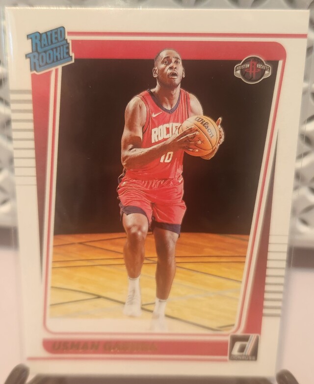 2021-22 Panini Donruss #238 Usman Garuba Houston Rockets