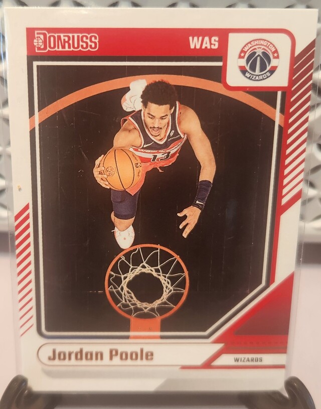 2024-25 Panini Donruss #72 Jordan Poole Washington Wizards