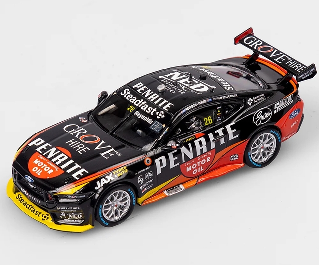 Authentic Collectables 1/43 Penrite Racing #26 Ford Mustang GT - 2023 Sandown 500 Retro Livery