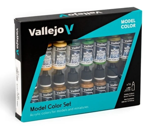 Vallejo Model Colour Allied Forces WWII 16 Colour Set