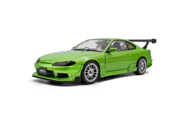 1999 Nissan Silvia S15 Spec R Aero Green Roadcar Solido 1/18