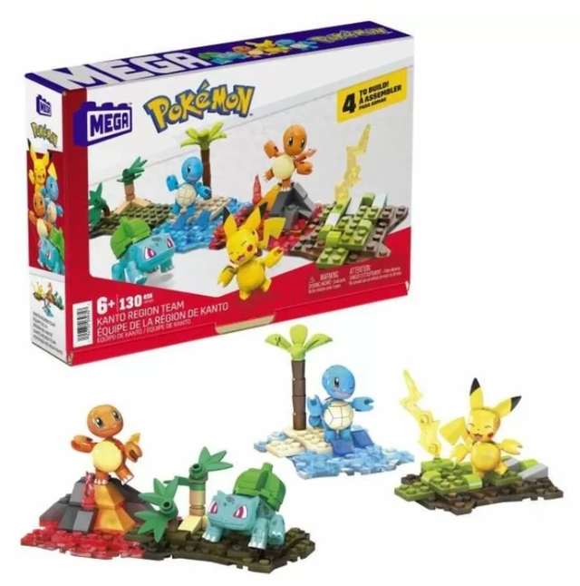 Mega Pokémon Kanto Region Team Construction Set