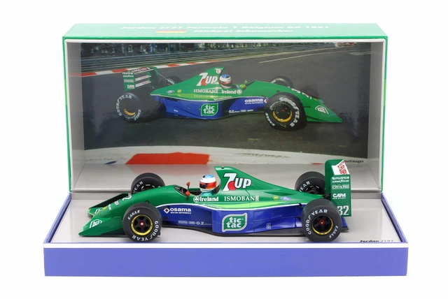WERK83 Jordan J191 No.32 Michael Schumacher 1st F1 Race Belgian GP 1991 - 1/18