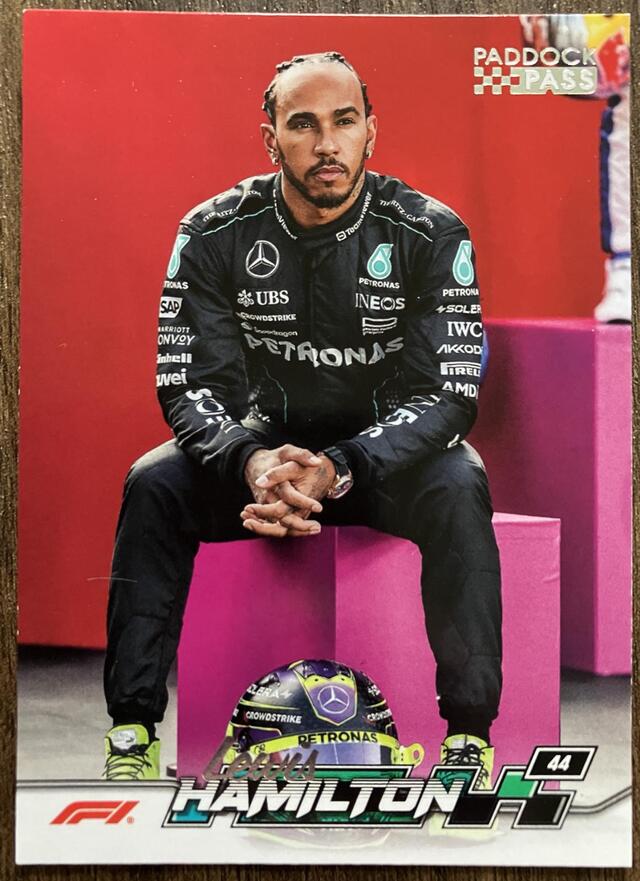 2024 Topps Paddock Pass F1 #6 Lewis Hamilton - Photo Variation