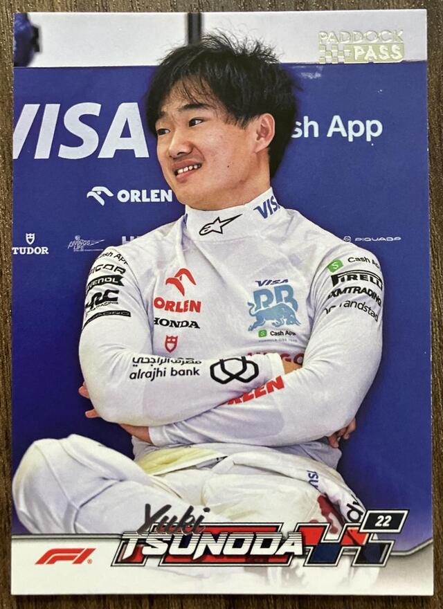 2024 Topps Paddock Pass F1 #17 Yuki Tsunoda