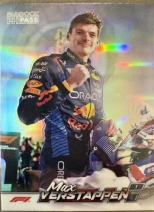 2024 Topps F1 Paddock Pass Max Verstappen #51 - Chrome Refractor