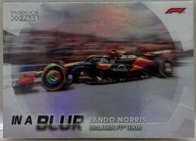 2024 Topps F1 Paddock Pass Lando Norris BL-7 - In A Blur