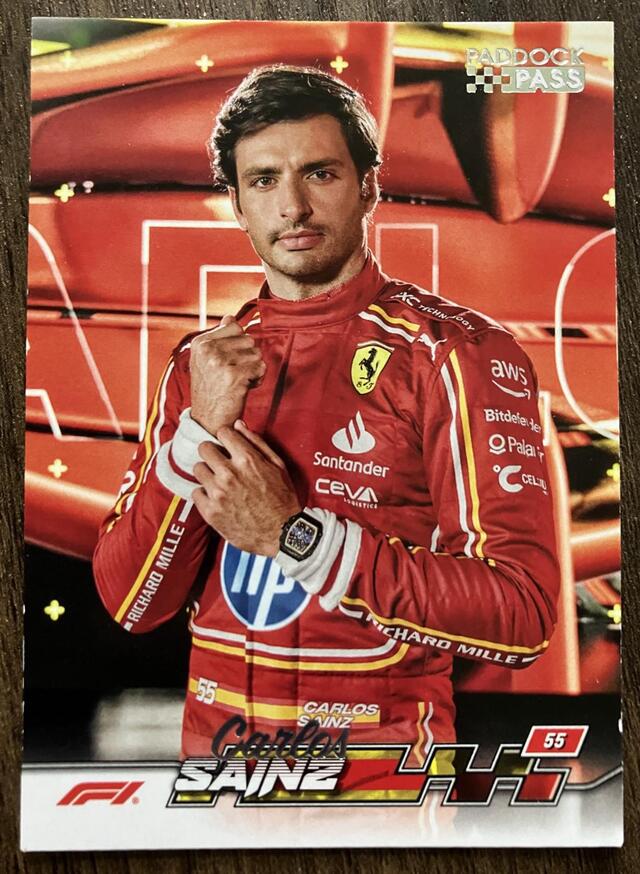 2024 Topps F1 Paddock Pass Carlos Sainz #54