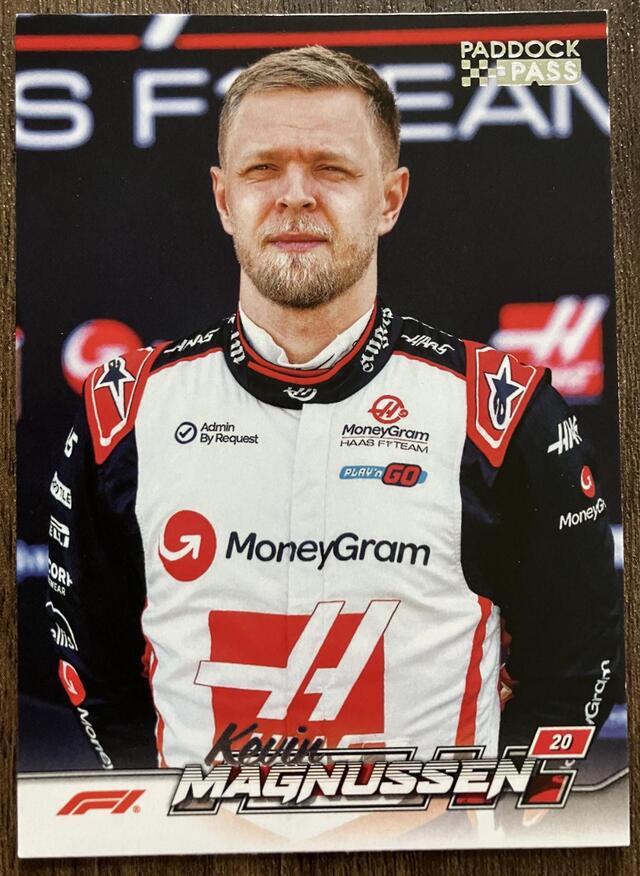 2024 Topps F1 Paddock Pass Kevin Magnussen #16 - Photo Variant