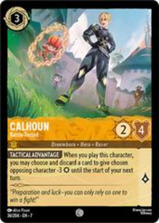 Disney Lorcana: Archazia's Island COMMON Calhoun - Battle-Tested #36/204