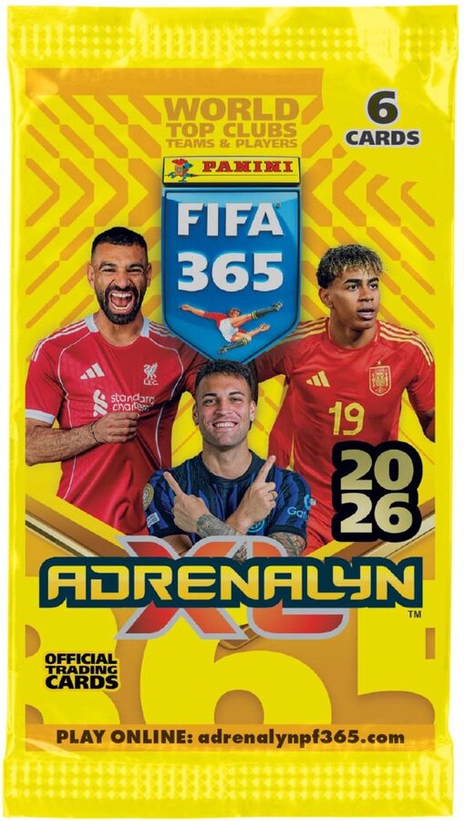 Panini FIFA 365 Adrenalyn XL 2026 Soccer 6-card Booster Pack