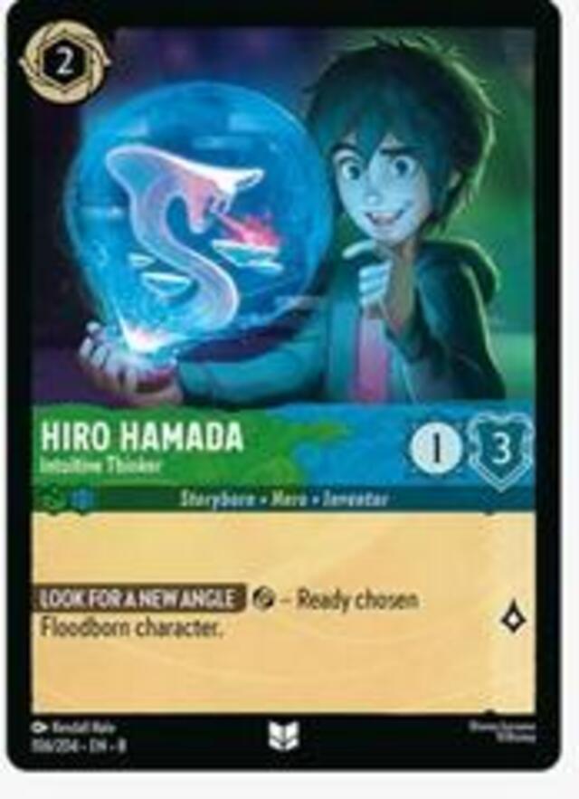 Disney Lorcana: Reign Of Jafar UNCOMMON Hiro Hamada - Intuitive Thinker #106/204