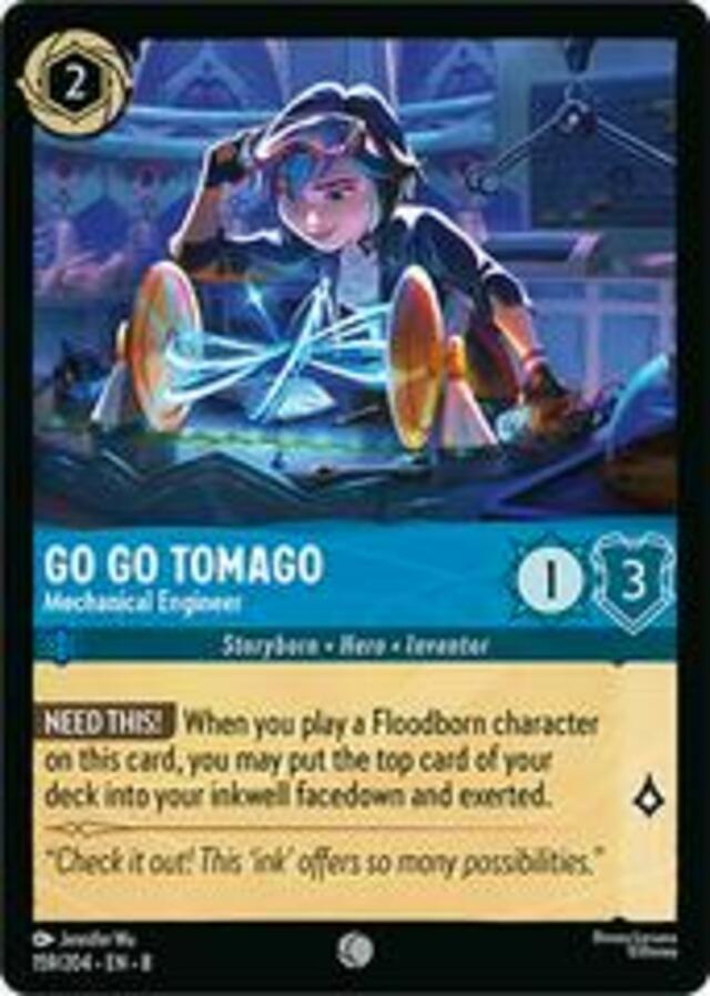 Disney Lorcana: Reign Of Jafar COMMON GO GO Tomago - Mechanical Engineer #159/204