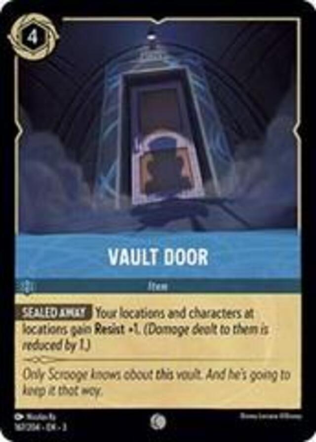 Disney Lorcana: Into The Inklands COMMON Vault Door #167/204
