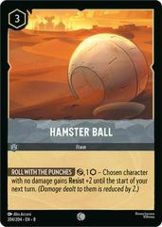 Disney Lorcana: Reign Of Jafar COMMON Hamster Ball #204/204
