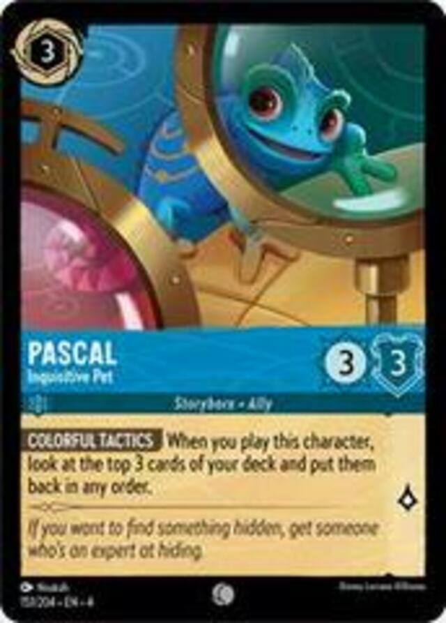 Disney Lorcana: Ursula's Return COMMON Pascal - Inquisitive Pet #151/204
