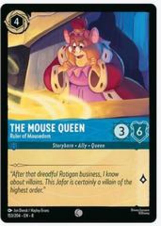 Disney Lorcana: Reign Of Jafar COMMON The Mouse Queen - Ruler of Mousedom #153/204